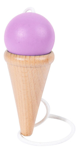 2 Bolas Kendamas De Madera Kendamas Bola Y Taza Violeta