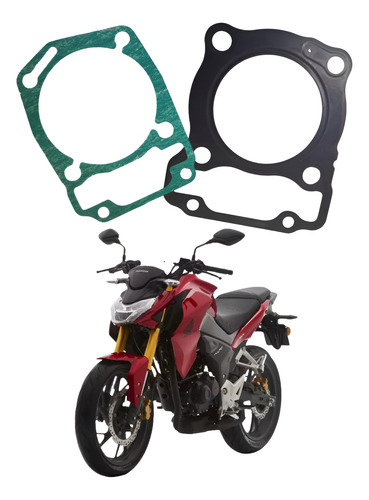 Juego Junta Base Y Tapa Cilindro Orig Honda Cb 190 / Xr 190