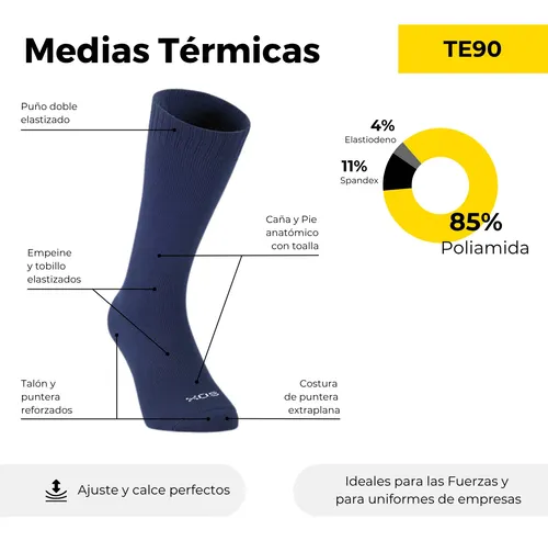 Sox Medias Termicas Trekking Outdoor Sox + Gorro Con Piel