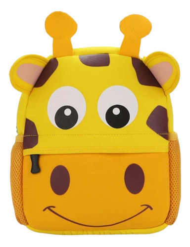 Mochila Escolar Jardín Animales Infantil