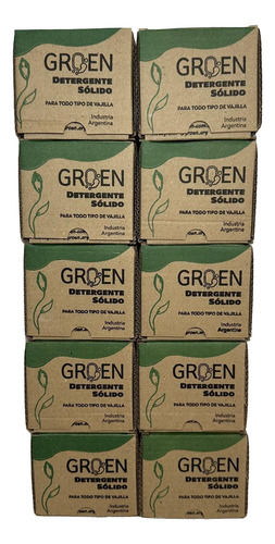 Detergente Solido 120grs X 10 Unidades