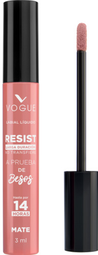 Labial Vogue Resist 3ml Acabado Mate Color Romantica
