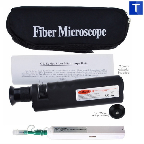 Kit Limpieza Fibra Óptica Ftth Microscopio, Lapiz 2.5mm