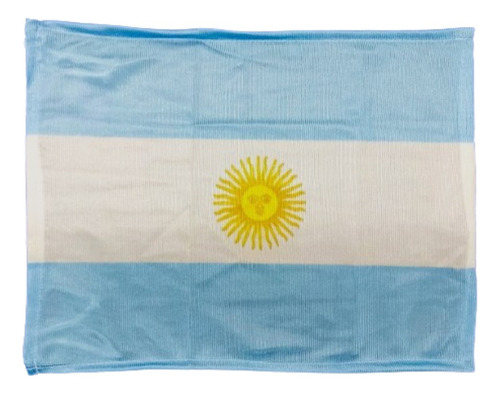 Bandera Argentina 60 X 90 Cm Con Sol Selección Mundial Qatar