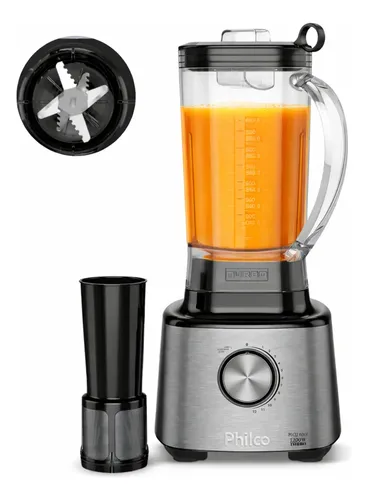 Liquidificador Philco Turbo Profissional Potente  Inox 1400w