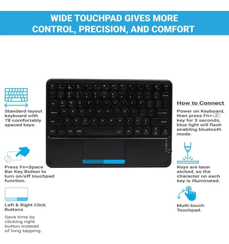 Teclado Port til Touchpad Para iPad 10.2 9gen A2602 A2604 Cuotas