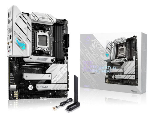 Placa Madre Asus Rog Strix B650-a Negro/blanco Am5 Ddr5