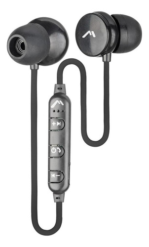 Audífonos Inalámbricos Deportivos Bluetooth Mh-9224bk Color Negro