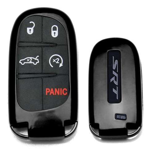 Exact Fit Negro Metálico Brillante Smart Key Fob Shell...