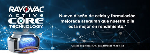 Pilas Audífono Rayovac Extra Advanced Blister 6 Pilas