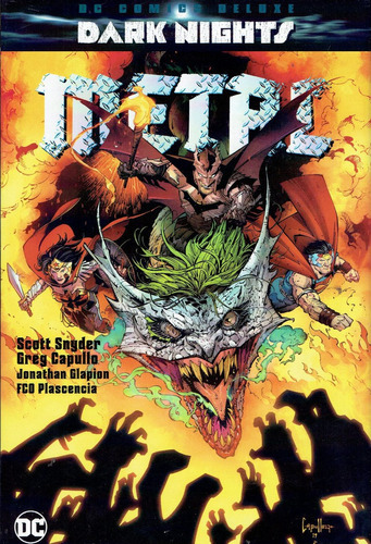 Dark Nights Metal Dc Comics Deluxe #1668456145, De Scott Snyder Y James Tynion Iv. Editorial Dc, Tapa Dura En Español, 2021