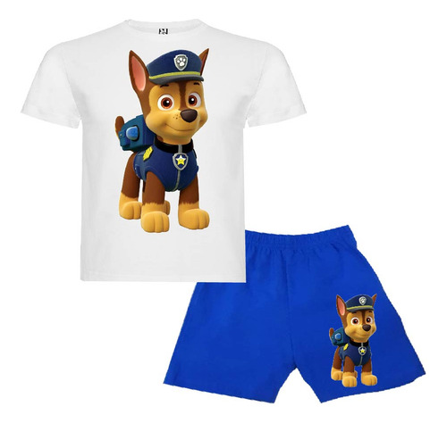 Pijama Corto Niños Algodon Paw Patrol