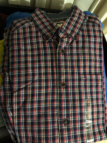 Camisa Manga Larga Tommy Hilfiger Original Hombre