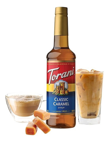 Jarabe Torani Caramelo Classic Caramel 750ml Importado