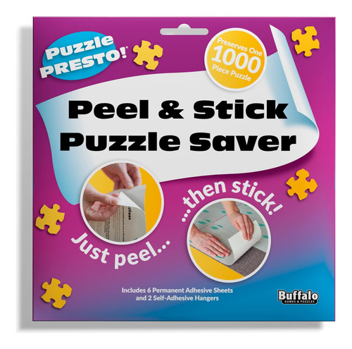 ¡puzzle Listo! Peel & Stick Puzzle Saver: ¡la Forma Original