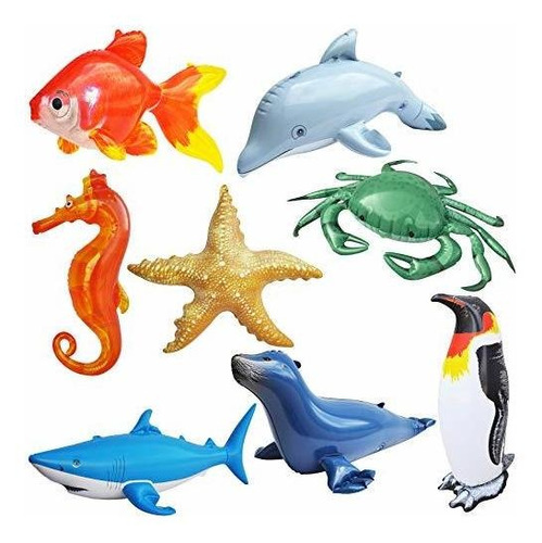 Juguetes De Bañera Surtidos Inflable Ocean Life Sea Underwat