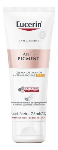 Eucerin Crema Manos Antipigment - mL a $1332