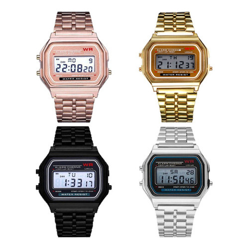 Reloj De Hombre De 10 Piezas Para Mujer Al Por Mayor Wr F91w