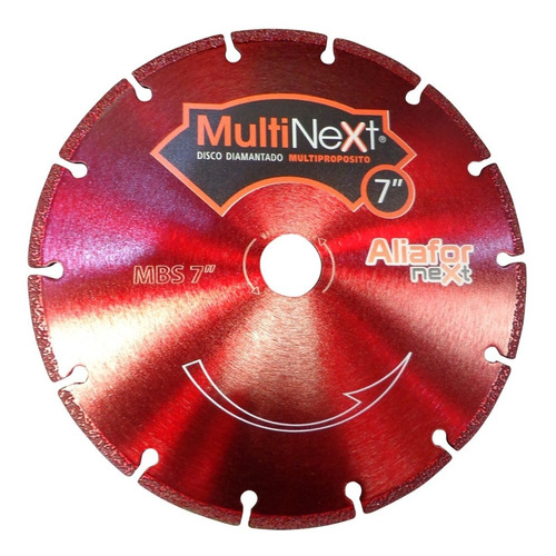 Disco Diamantado Multinext 180mm 7'' Mbs-7 Aliafor Multiuso