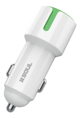 Cargador De Auto Soul Share Car 2 Usb 2.4amp Con Cable Usb
