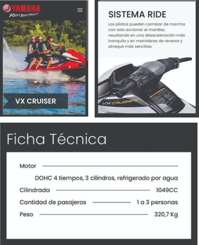Imagen 7 de 8 de Moto De Agua Yamaha Vx-cruiser Tr-1 Ho