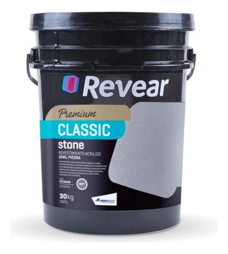 Revear Classic Stone revestimiento textil simil piedra 30kg color Clear