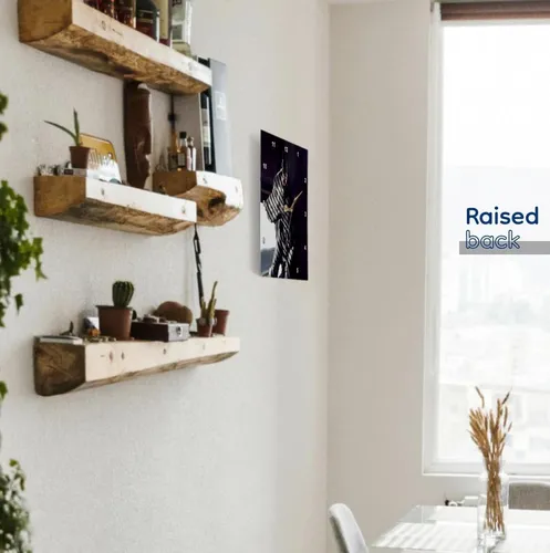 3drose Llc Dpp_809_1 Azul Great Dane 10 Por Reloj De Pared D