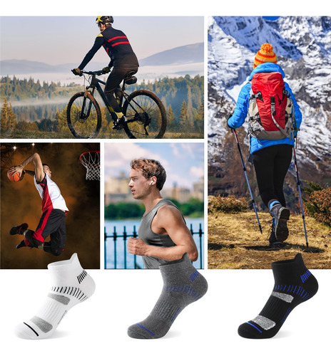 Calcetas Para Hombre 8 Pares, Calcetines Deportivos Algodon