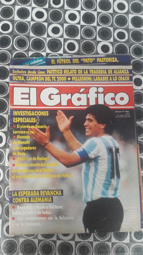 El Grafico 3558 15/12/1987 Maradona Seleccion Vs Alemania