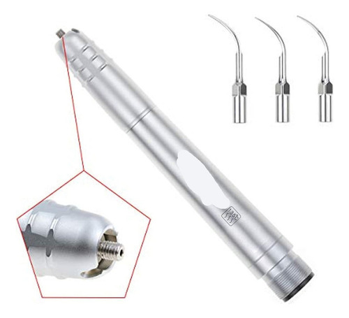 & Herramienta De Limpieza Dental Con 2 Orificios De Aire