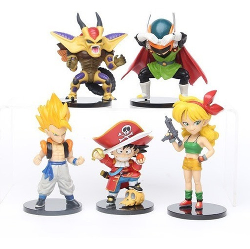 Figura Goku Disfrazado Set X5 Lunchi + Envio 