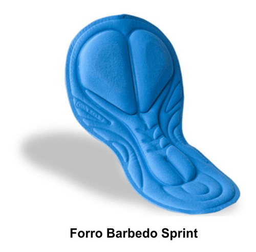 Imagem 3 de 3 de Bermuda Ciclismo Masculina Barbedo Sprint Com Forro Em Gel