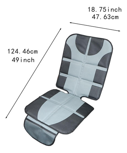 Protector De Asientos De Coche Funda De Asiento De Gris