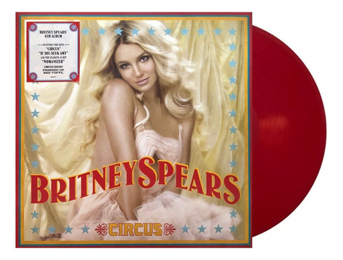 Britney Spears Circus Importado Rojo Red Lp Vinyl