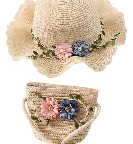 Sombrero For El Sol For Niños, Gorra De Playa, Bolso