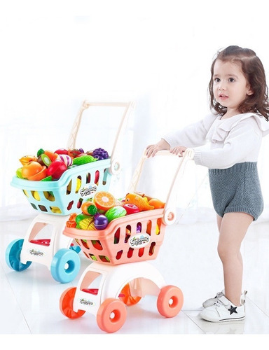 Carro De Compras Supermercado +20 Accesorios Juguete Niños