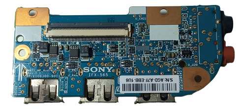 Placa I/o Sony Ifx-565 Usb Áudio Notebook - Sem Teste