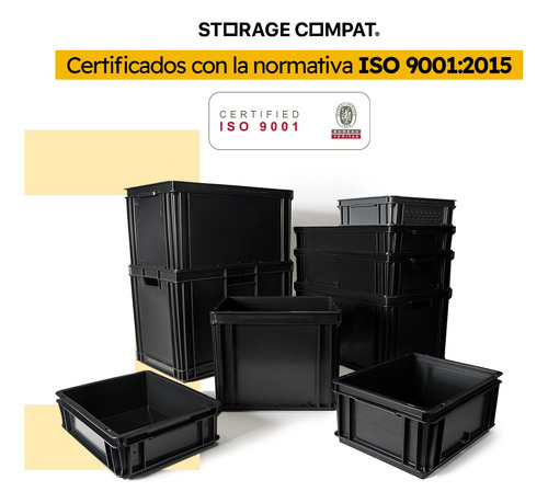 Gaveta Plástica Apilable 4a5plz 50/45x30x30cm Storage Compat