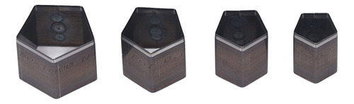 Leather Punching Dies Set 4pcs Pentagon Cutting Die Alloy
