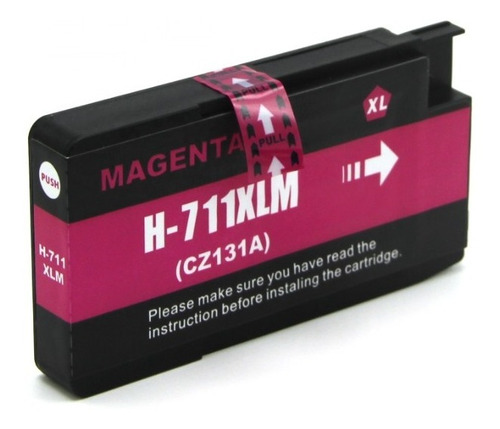 Cartucho 711 Negro Cyan Magenta Yellow T120 520 Alternativo