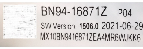 Main Samsung Bn94-16871z / Bn41-02853a / Modelo Un75au8000fx (Usado)