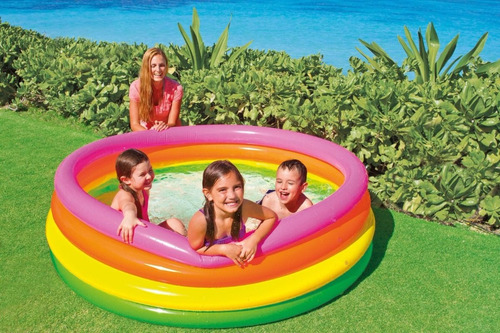 Alberca Piscina Inflable Redondo Niño Intex 56441 Colores