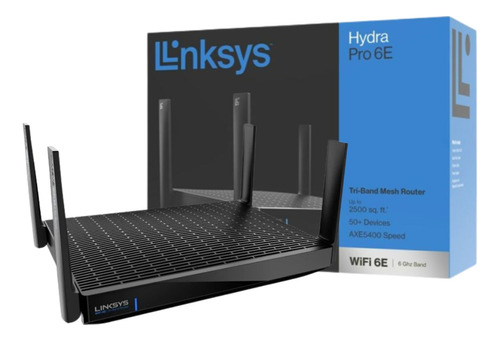  Router Linksys Hydra Pro 6e Tri-banda Mesh Wi-fi Axe5400