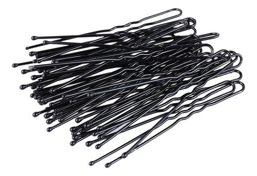 300pcs Bobby Pins U Shape Black No Slip Hair Clips