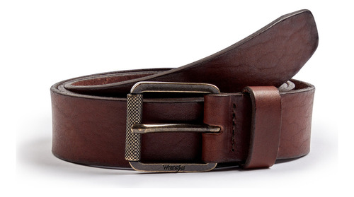 Cinturón Hombre Leather Belt Brown Talla 90