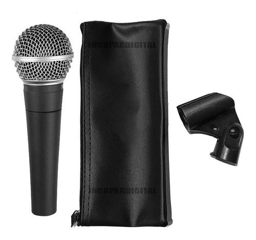 Microfono Sm58 Profesional + Estuche Y Pipeta Unidireccional