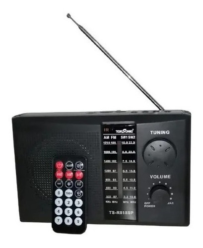 Radio Multibandas Am/fm/sw/tv Recargable Panel Solar Usb