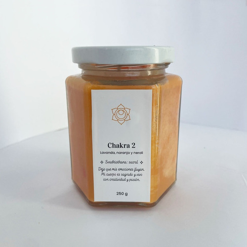 Vela Aromática Chakra 2 - Svadhisthana 250 G