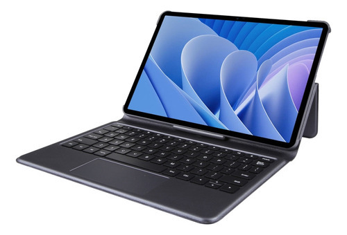 Capa Preta Com Teclado E Tablet Para T30 Pro