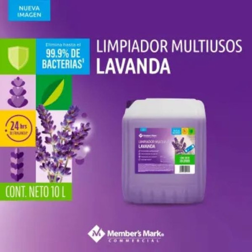 Detergente Limpiador Liquido Super Clean 20 L Lavanda